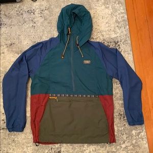 L.L. Bean Mountain Classic Anorak Multi-Color